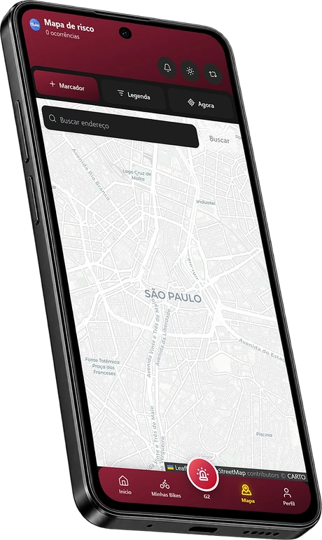 Mapa de risco do GBike